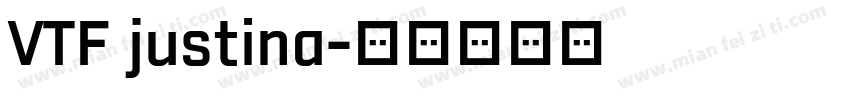 VTF justina字体转换